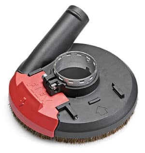 Pölysuoja irroitettavalla reunasegmentillä 125mm