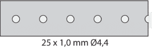 VANNERAUTA 25X1,0-10M